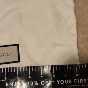 Gucci Ivory Storage Bag
